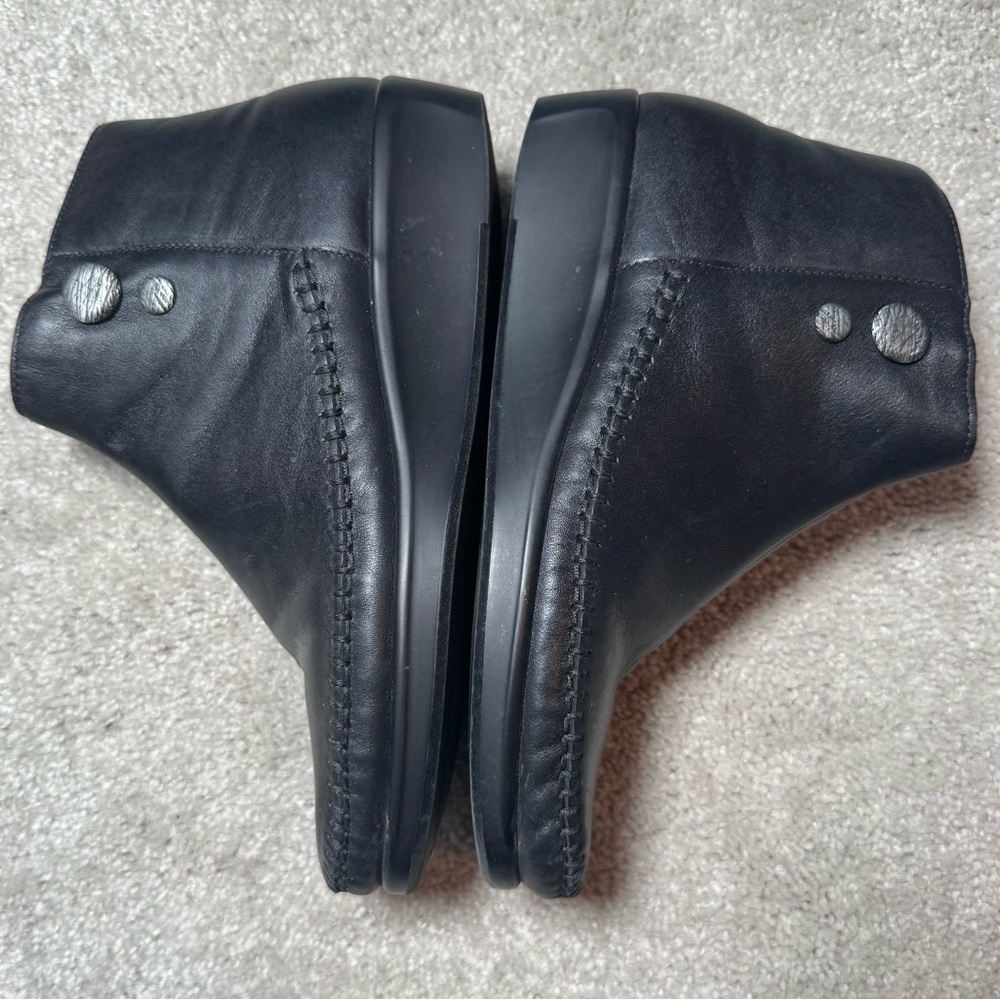 SAS Jade Wedge Ankle Boot Sz 8 M Black - Picture 4 of 11